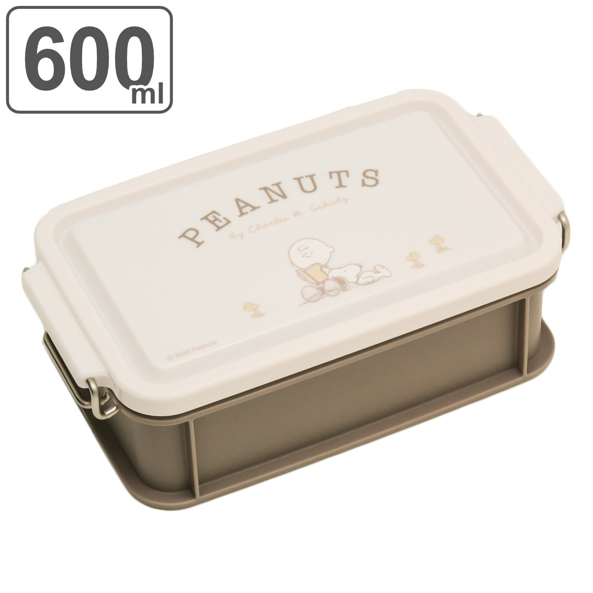 OSK（オーエスケー） 弁当箱 600ml コンテナランチボックス PEANUTS