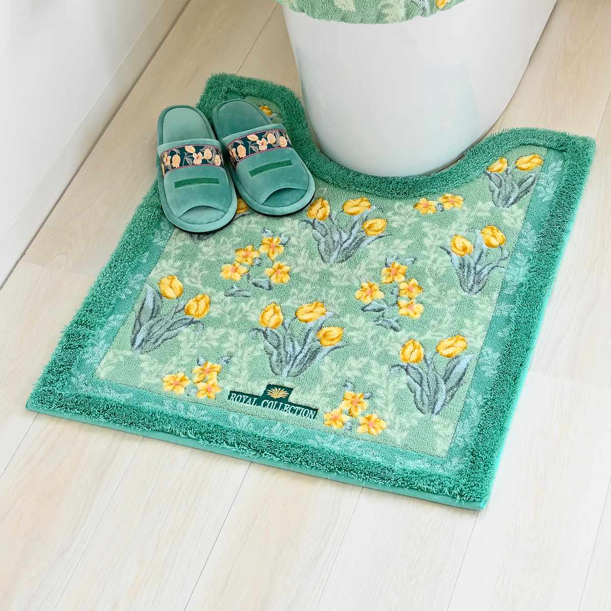 オカ トイレマット 75×63cm ロイヤルコレクション アーツ （ トイレ