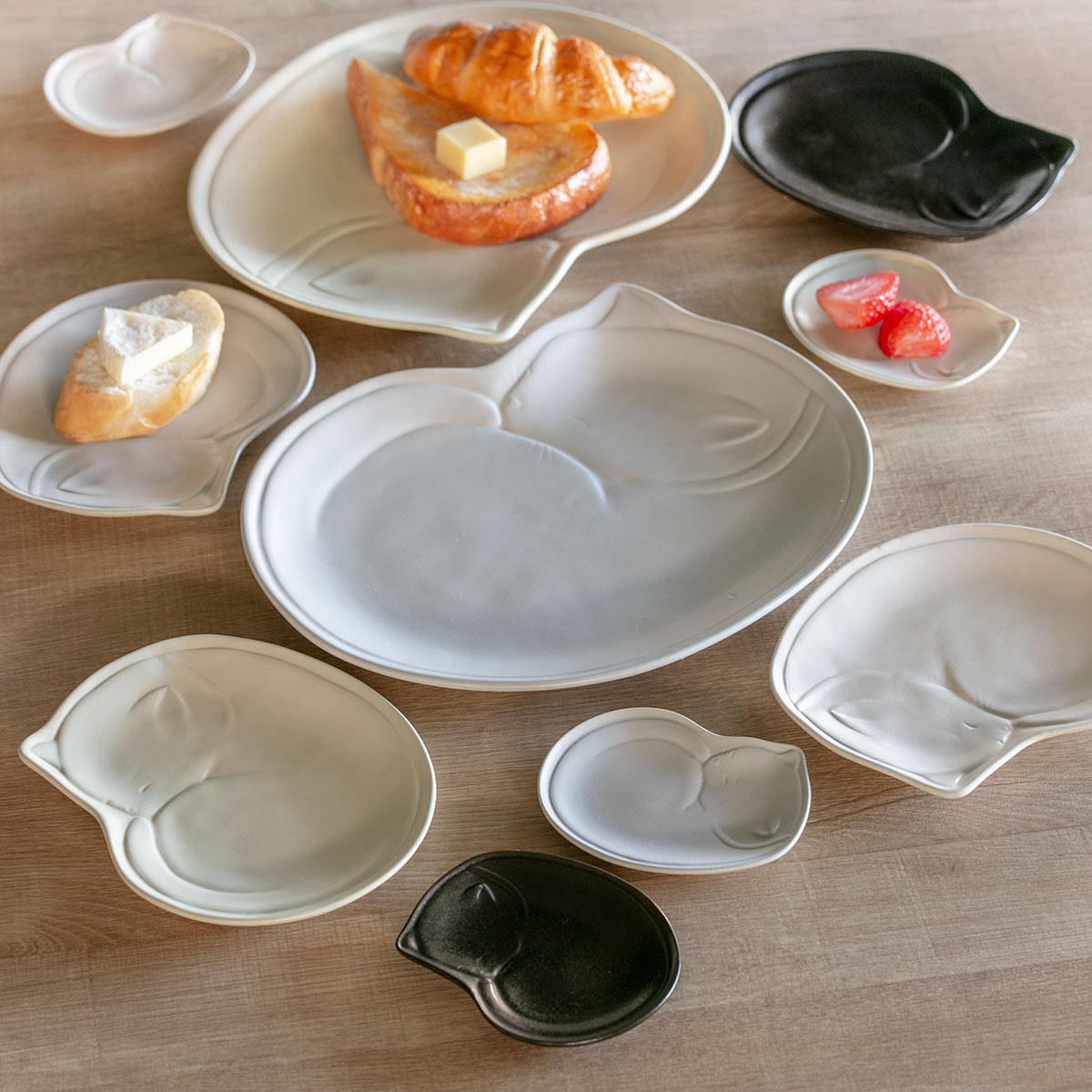 プレート 28cm ガット 陶器 瀬戸焼 （ 食洗機対応 電子レンジ対応 大皿