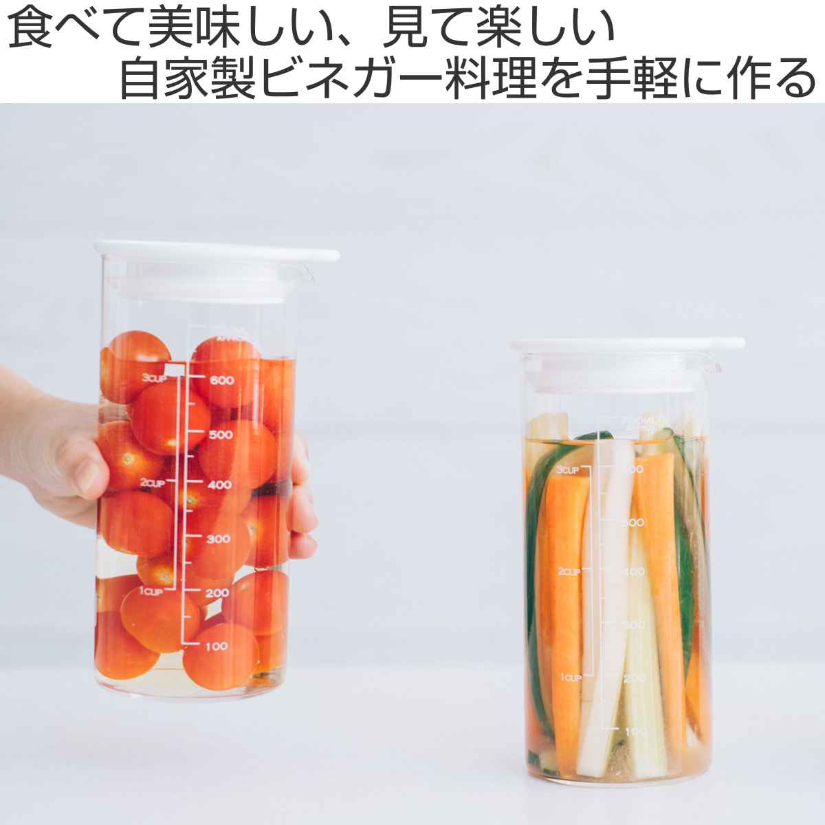 HARIO（ハリオ） 保存容器 700ml ビネガーズピクルスポット （ HARIO