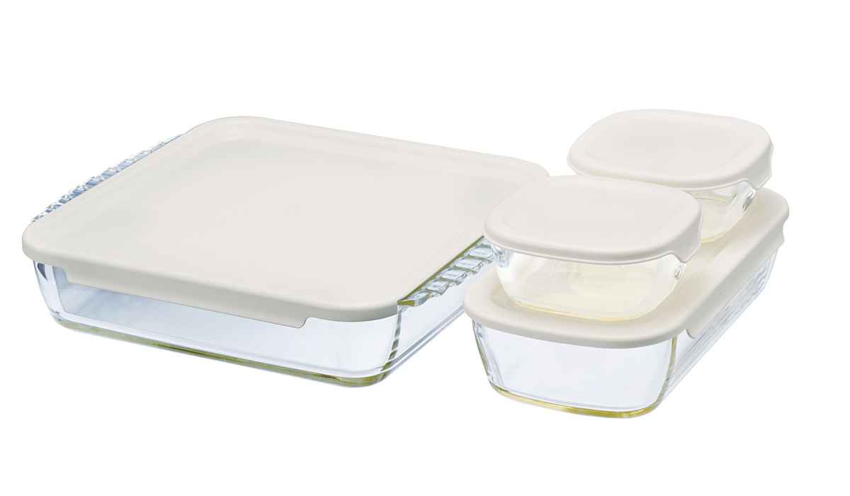 HARIO（ハリオ） 保存容器 250ml 900ml 2L スタッキング耐熱ガラス