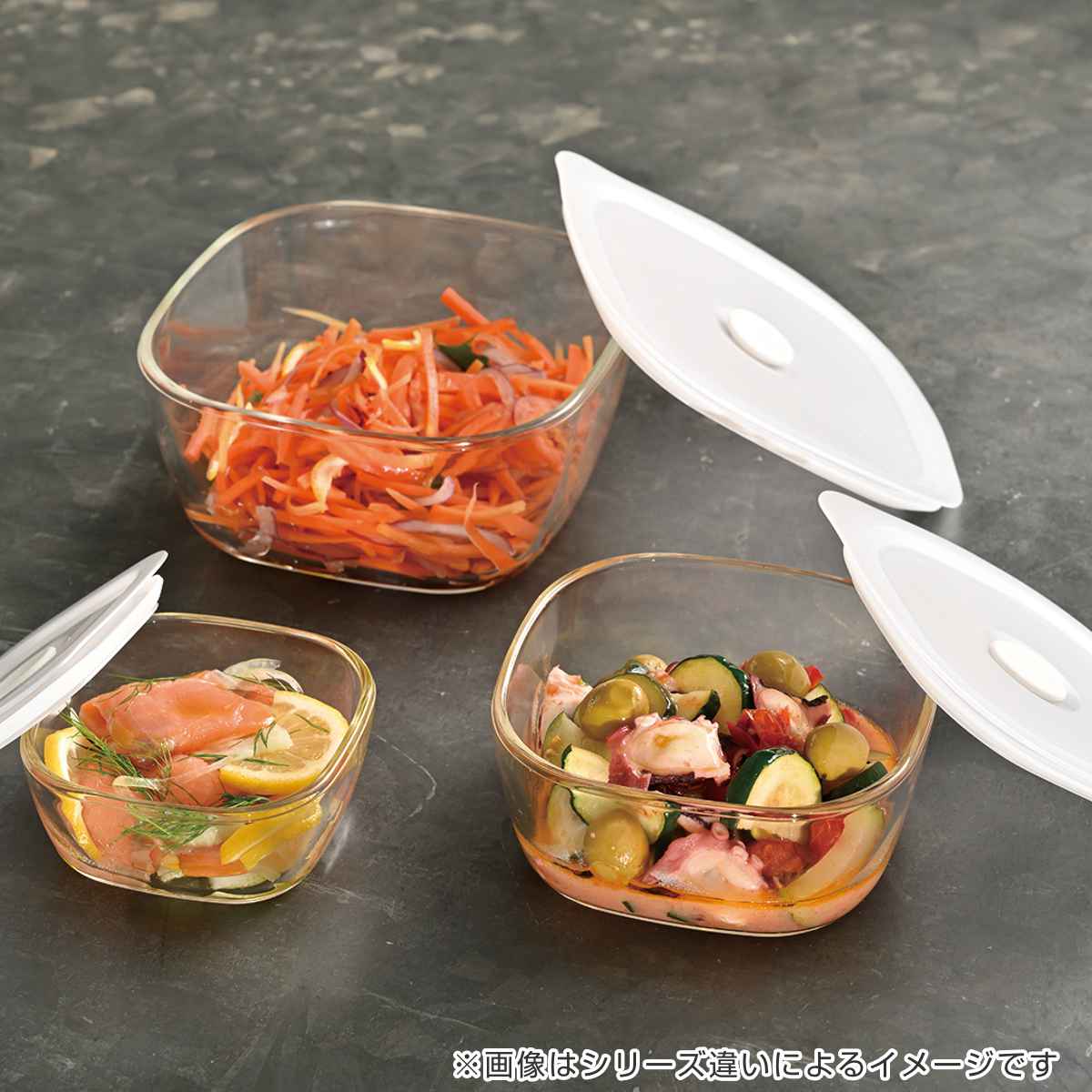 ハリオ 保存容器 250ml 耐熱ガラス製密閉...の詳細画像4