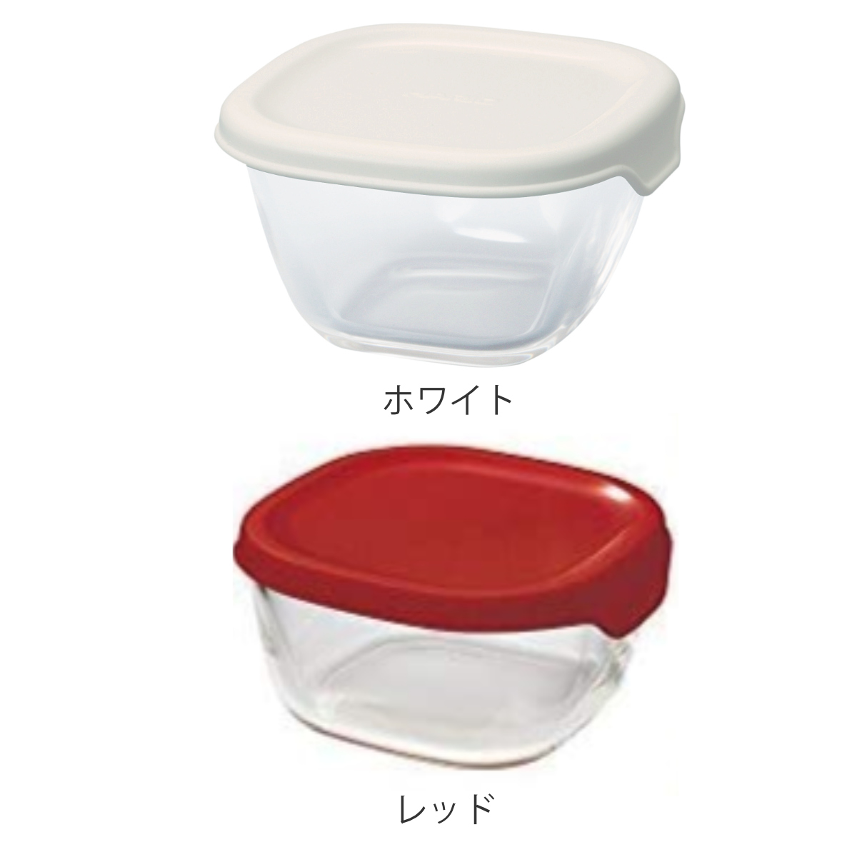ハリオ 保存容器 110ml 耐熱ミニ角小鉢4...の詳細画像1