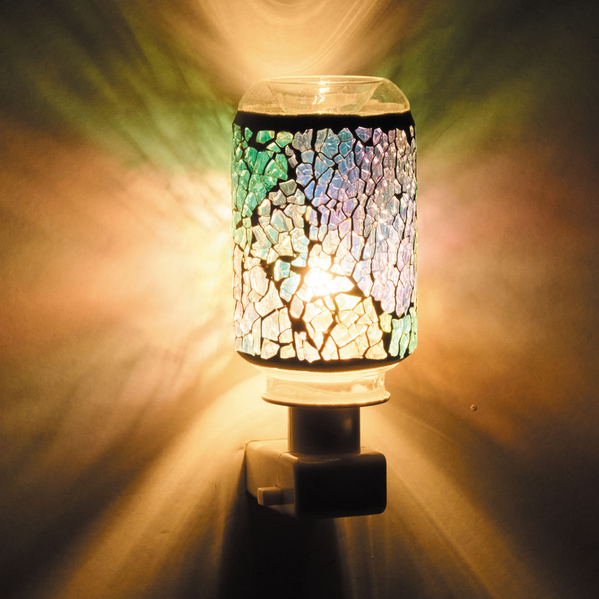 照明 アロマランプ モザイクランプ コンセント型 オーロラ （ ライト