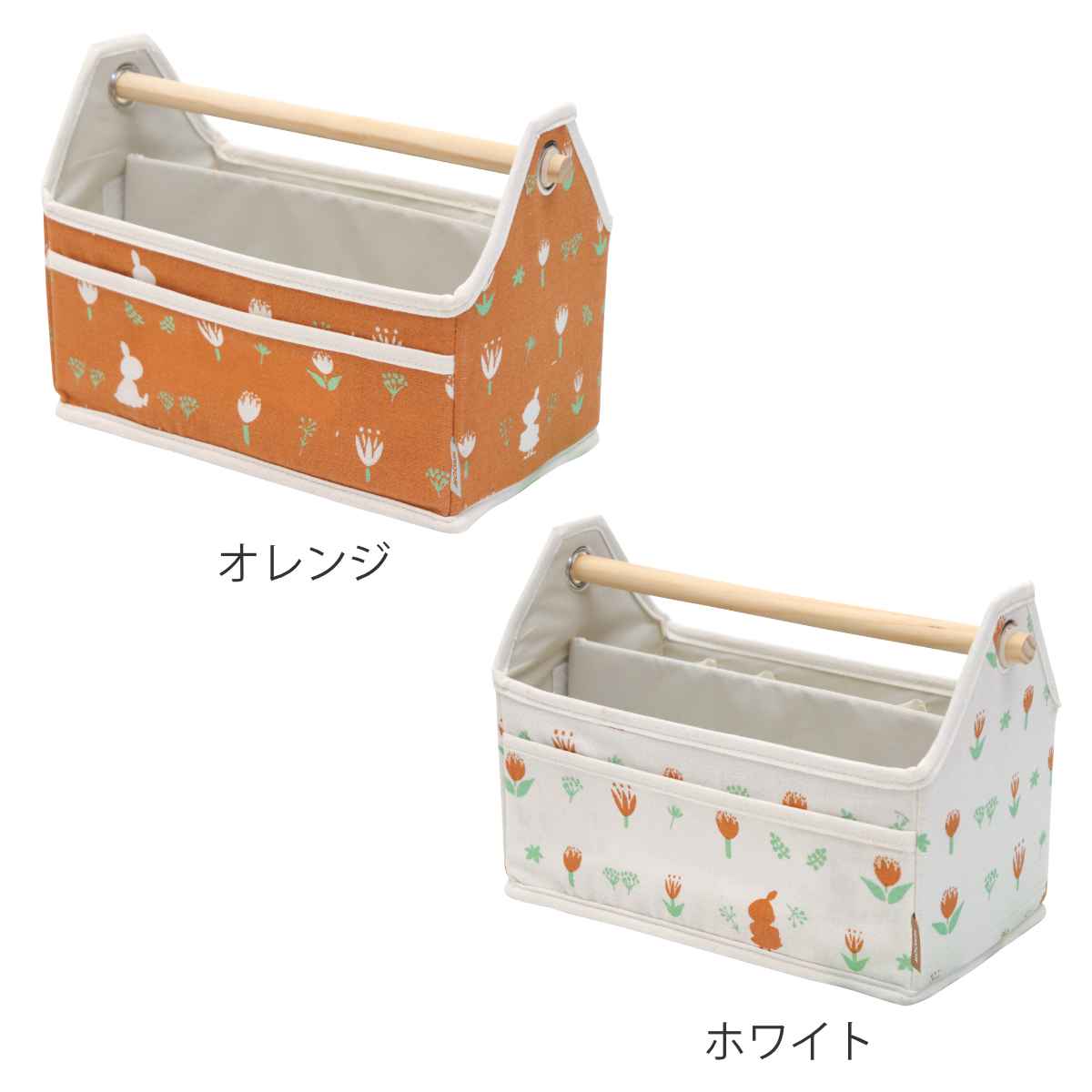 東洋ケース（TOYOCASE） バスケット ムーミンシリーズ チューリップ