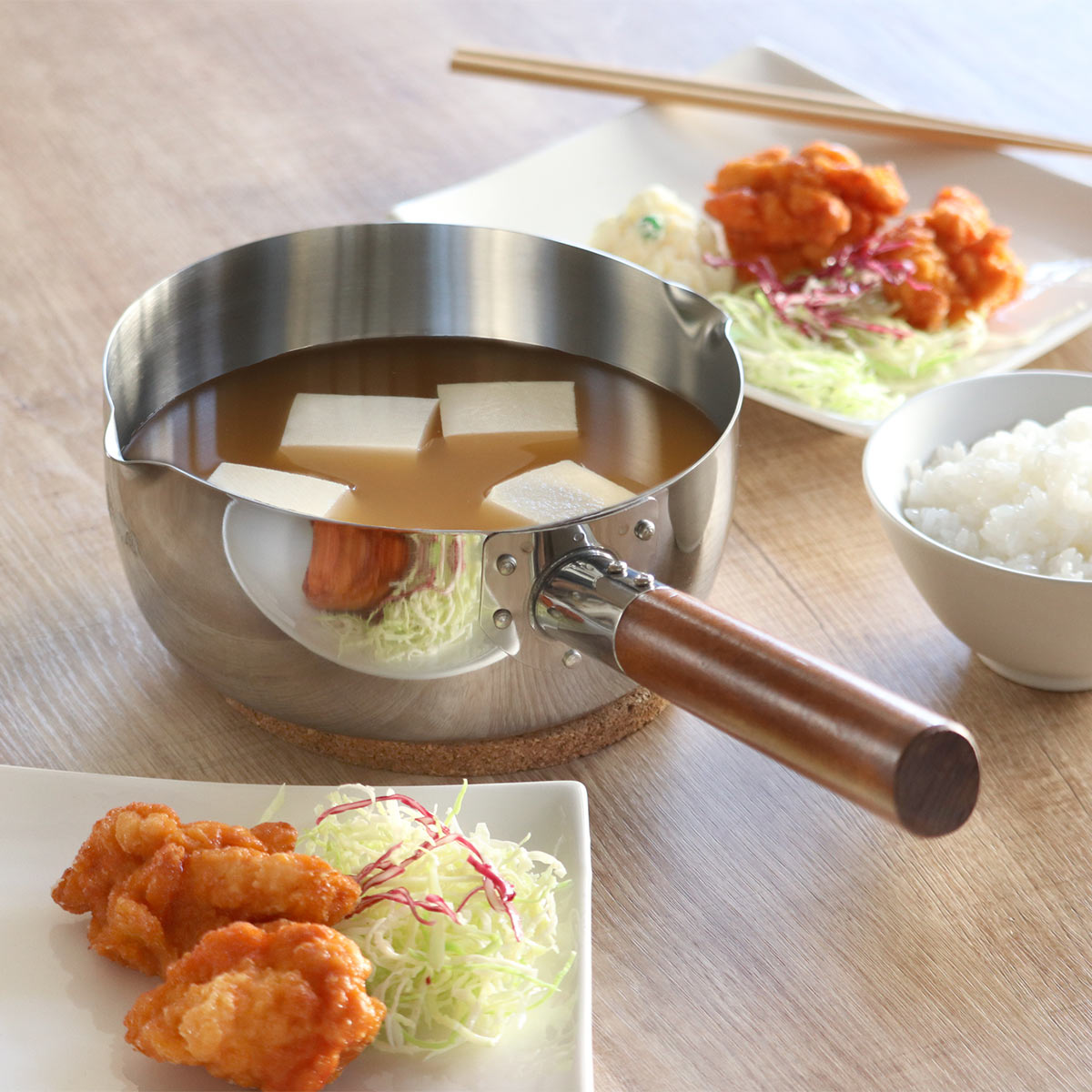 工房アイザワ ブラックピーマン 200V 雪平鍋 16cm （ aizawa