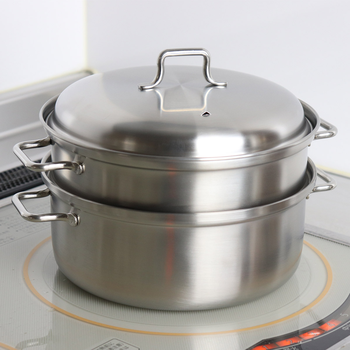 工房アイザワ ブラックピーマン 200V スチーマー 20cm （ 蒸し器 鍋