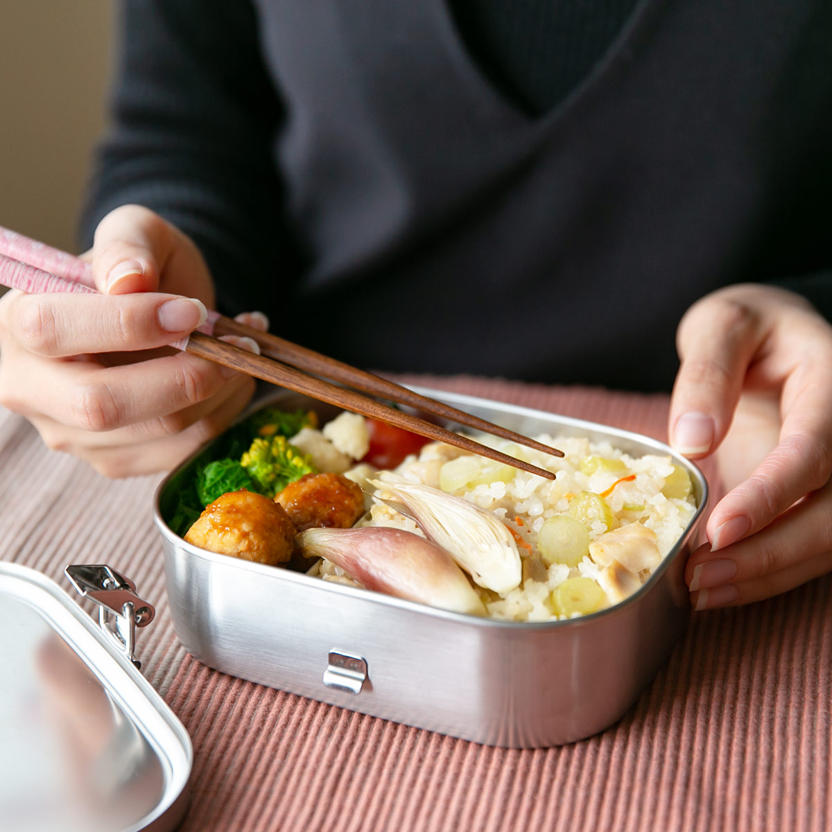 特典付き 工房アイザワ 弁当箱 670ml U...の詳細画像5