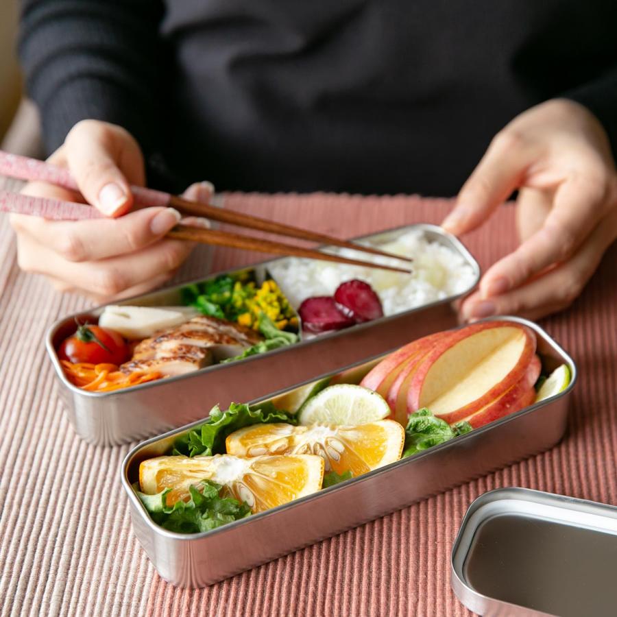 工房アイザワ 特典付き 弁当箱 700ml UTILE 角長ランチボックス スリム