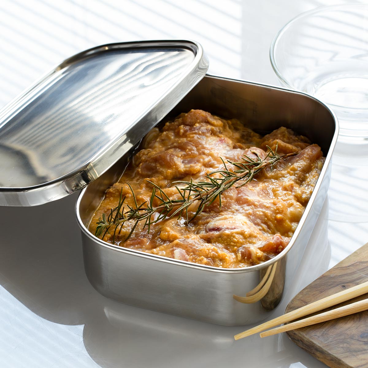 工房アイザワ 特典付き 保存容器 1.3L UTILE 角長容器浅型 L 1300cc