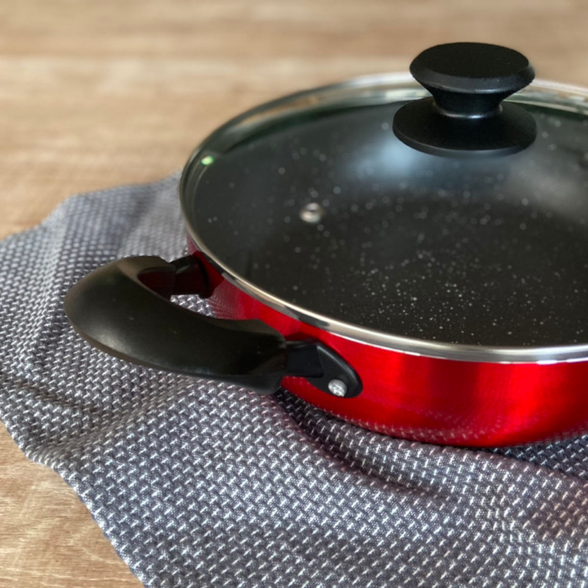 竹原製缶 深型フライパン 26cm IH対応 深型 グッドフル 持ち手付き