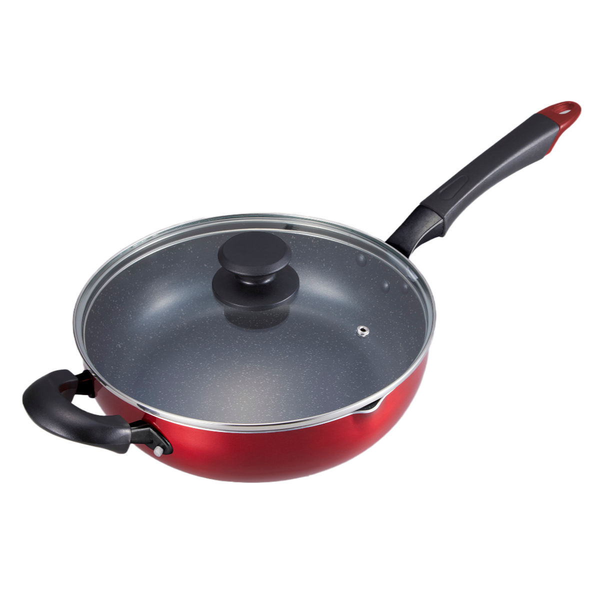 竹原製缶 深型フライパン 26cm IH対応 深型 グッドフル 持ち手付き