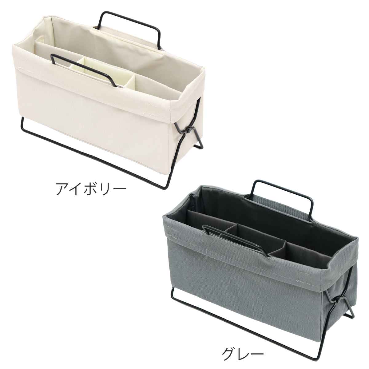 卓上収納 卓上マルチラック 折りたたみ ファブ...の詳細画像3