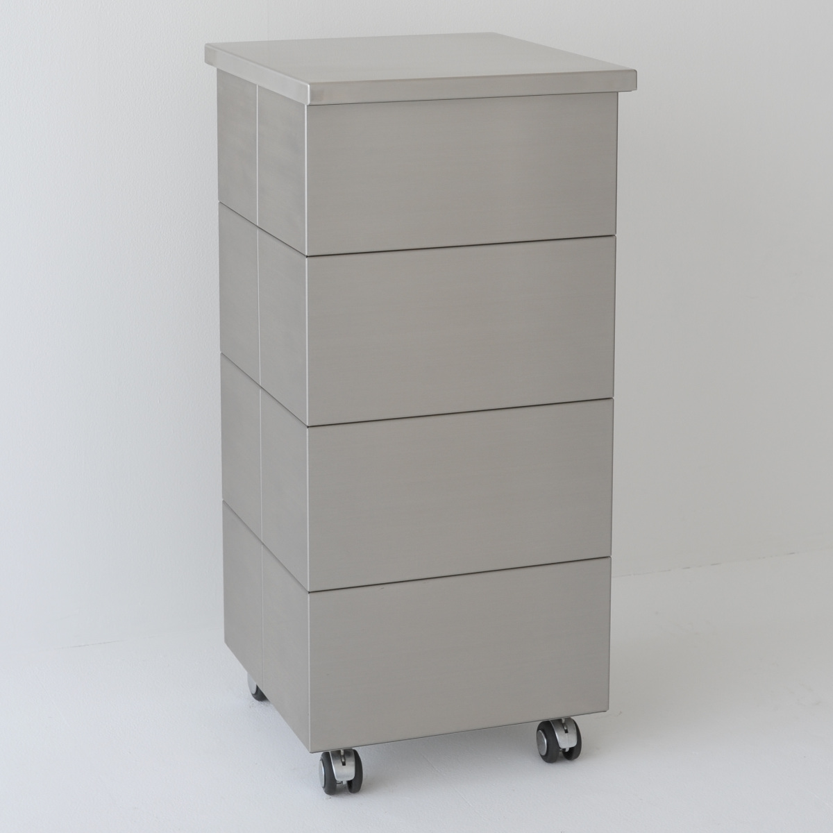 ゴミ箱 45L CUBOID シングル ステンレス蓋 （ KENNER ごみ箱 45リットル papperskorg 大容量 分別 ふた付き 高級 ）_5
