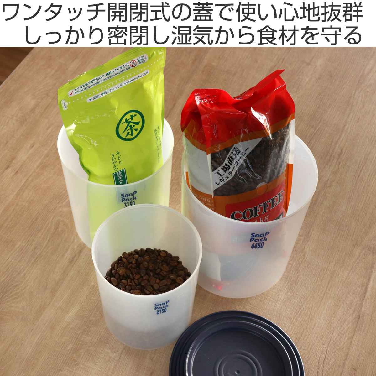 TAKEYA（タケヤ） 保存容器 4.5L スナップパックブルー4450 （ 密閉