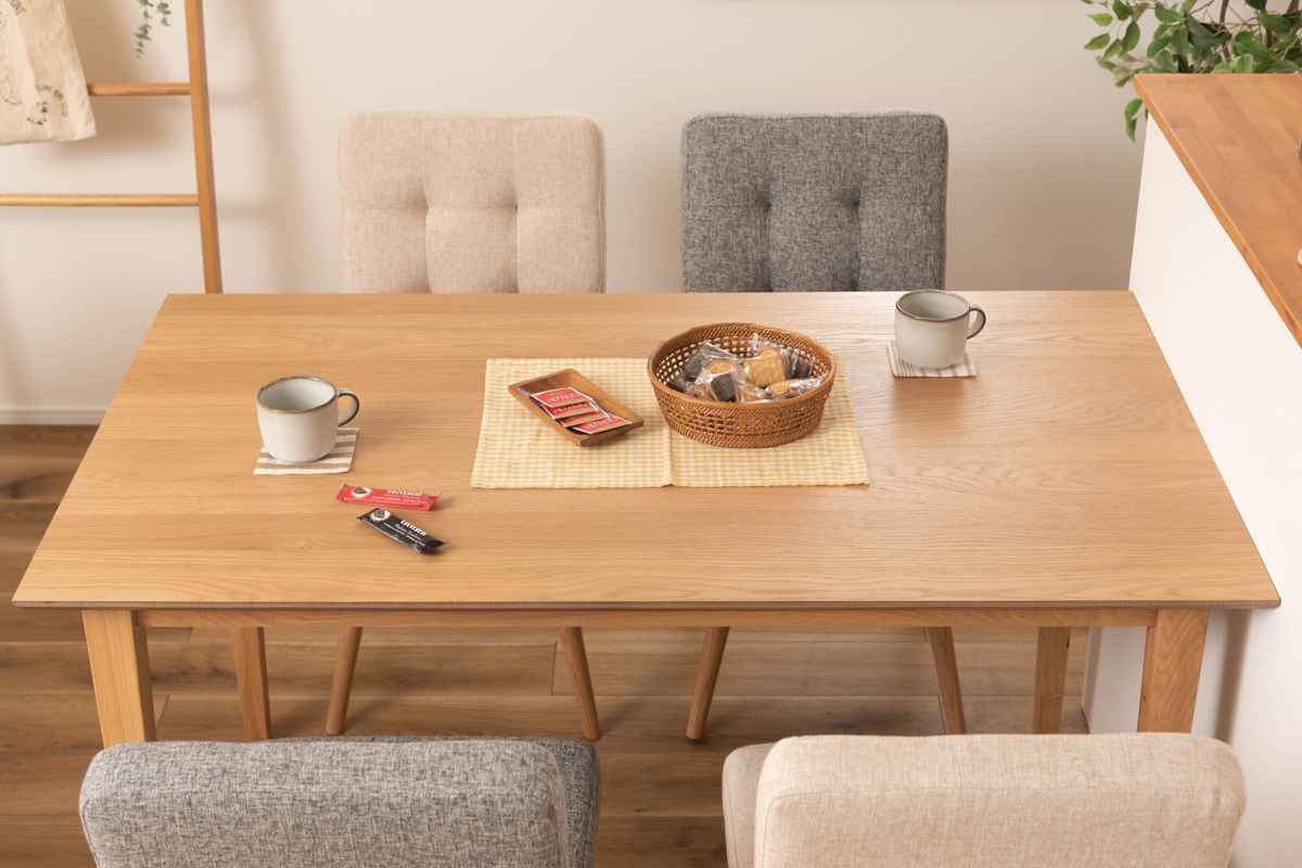 東谷 ダイニングテーブル 幅135cm 天然木 4人掛け （ 木製 北欧