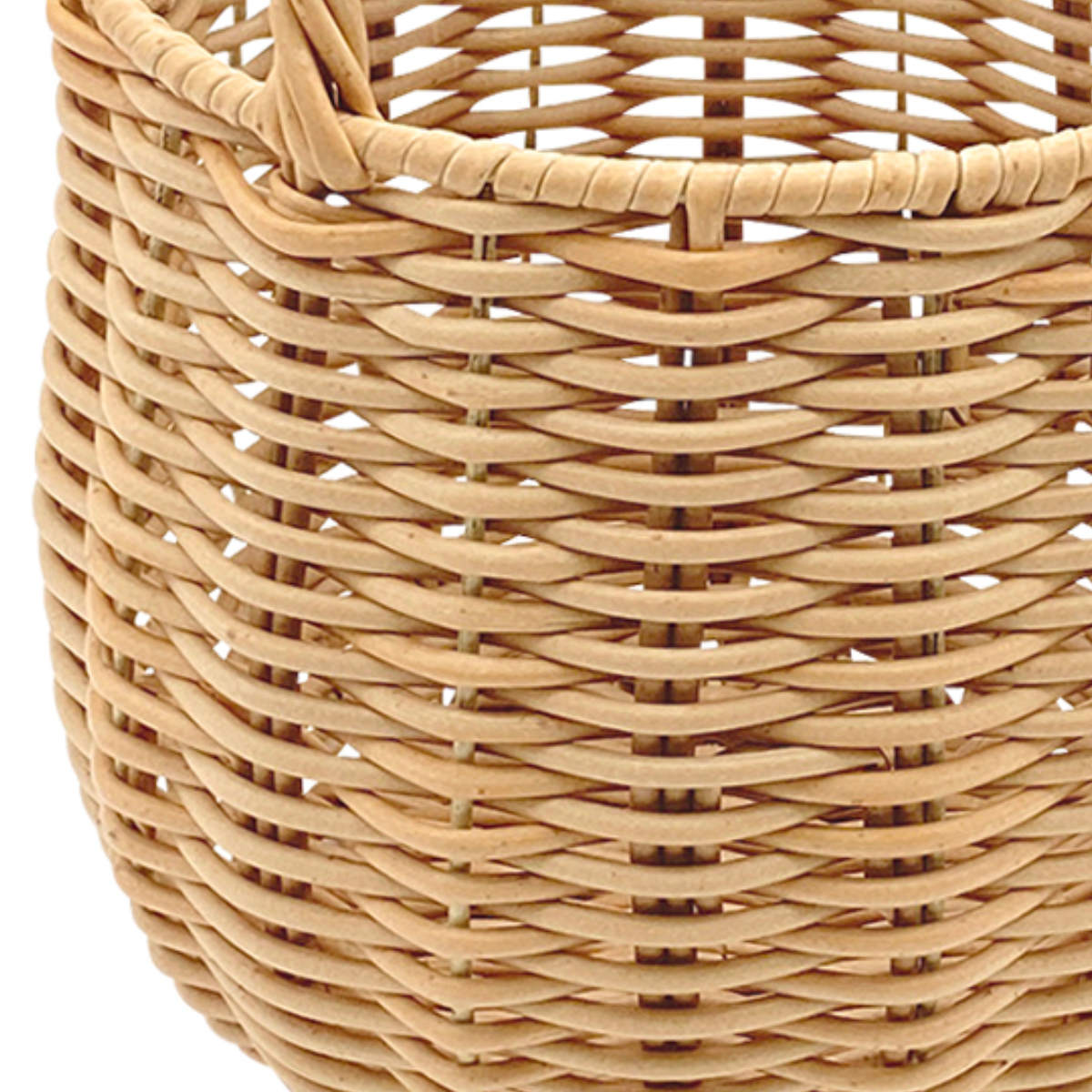 ワンハンドルバスケット 丸型 トーク エト （ バスケット かご 収納