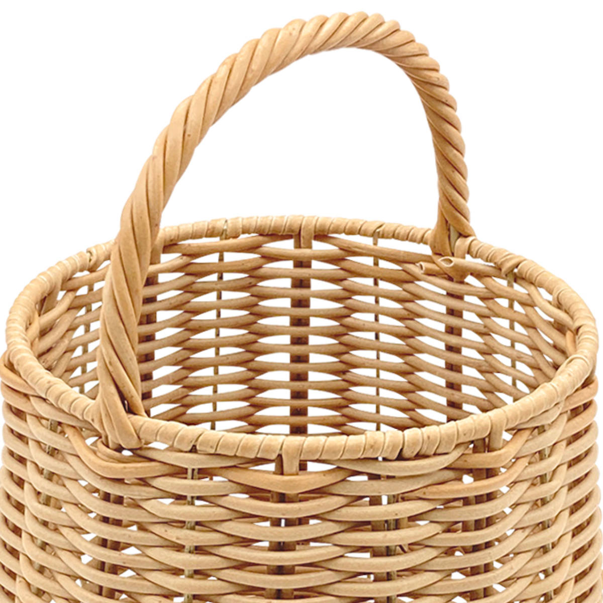 ワンハンドルバスケット 丸型 トーク エト （ バスケット かご 収納