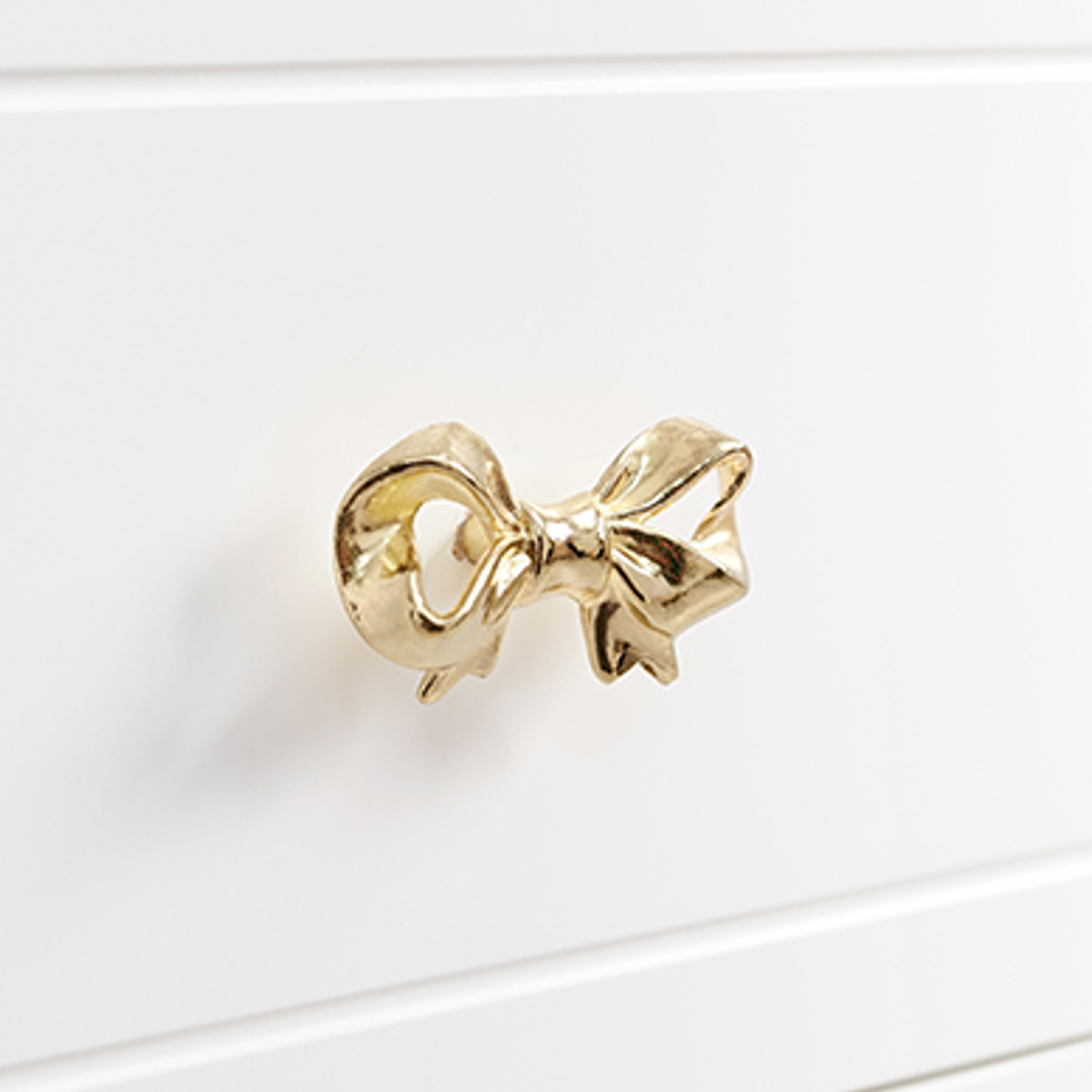 HAGiHARA（萩原） キャビネット バスケット付 姫系 白家具 リボン引手