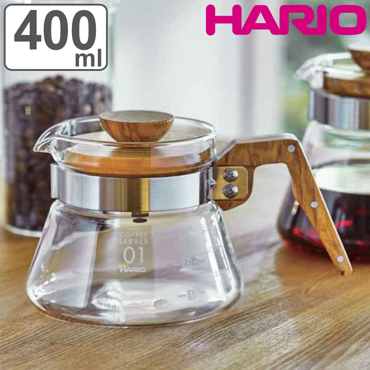 ハリオ コーヒーサーバー 400ml 耐熱ガラス （ HARIO ガラス 
