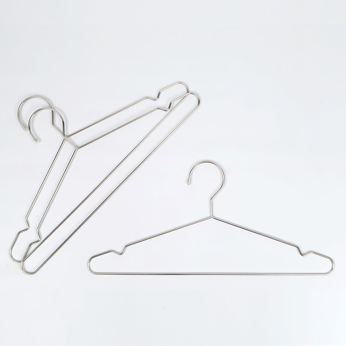 サワフジ ハンガー ステンレス 3本組 （ DIRECT ダイレクト 洋服