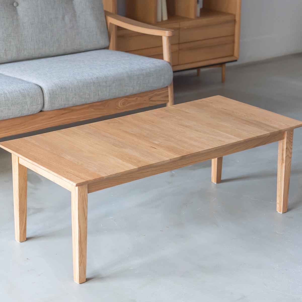 東谷 ローテーブル 高さ38cm 天然木 組立品 （ 座卓 小さめ 北欧