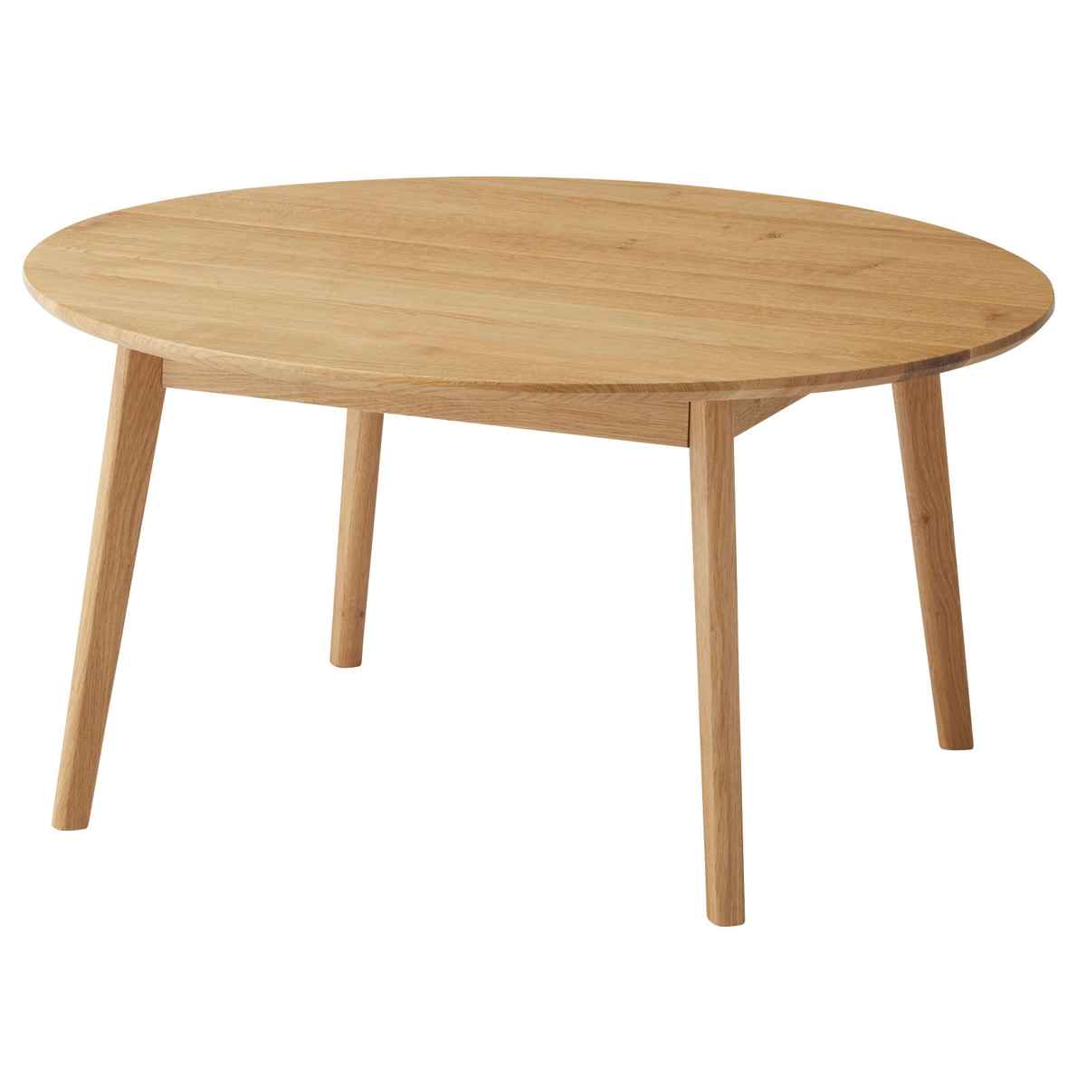 東谷 ローテーブル 高さ38cm 天然木 組立品 （ 座卓 小さめ 丸 北欧