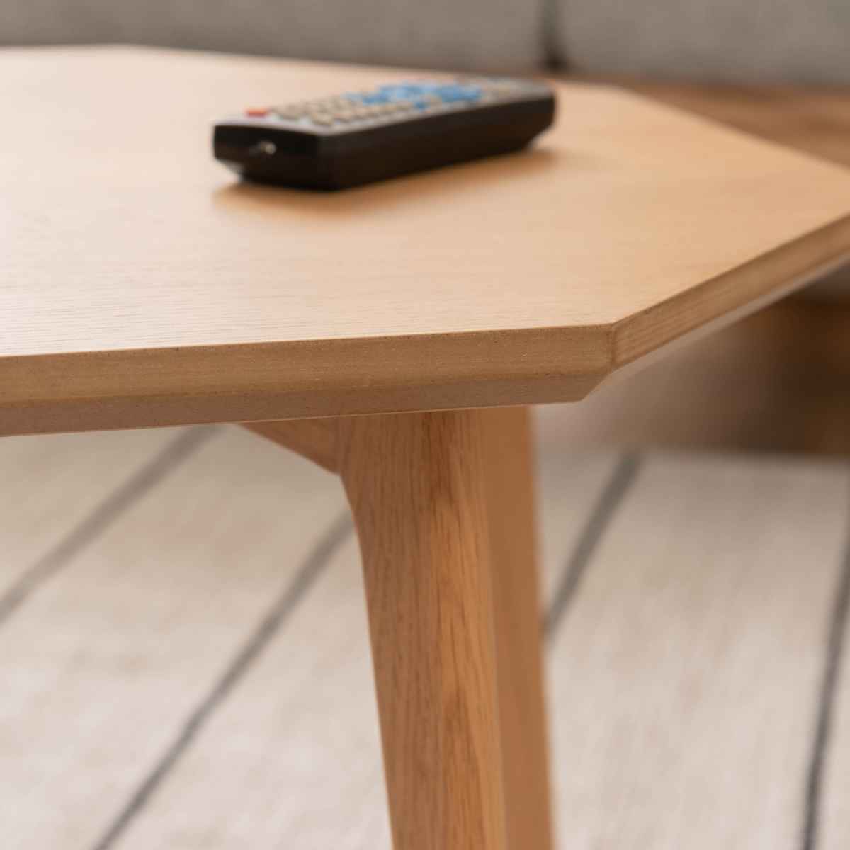 東谷 ローテーブル 高さ36cm 天然木 組立品 （ 座卓 小さめ 北欧