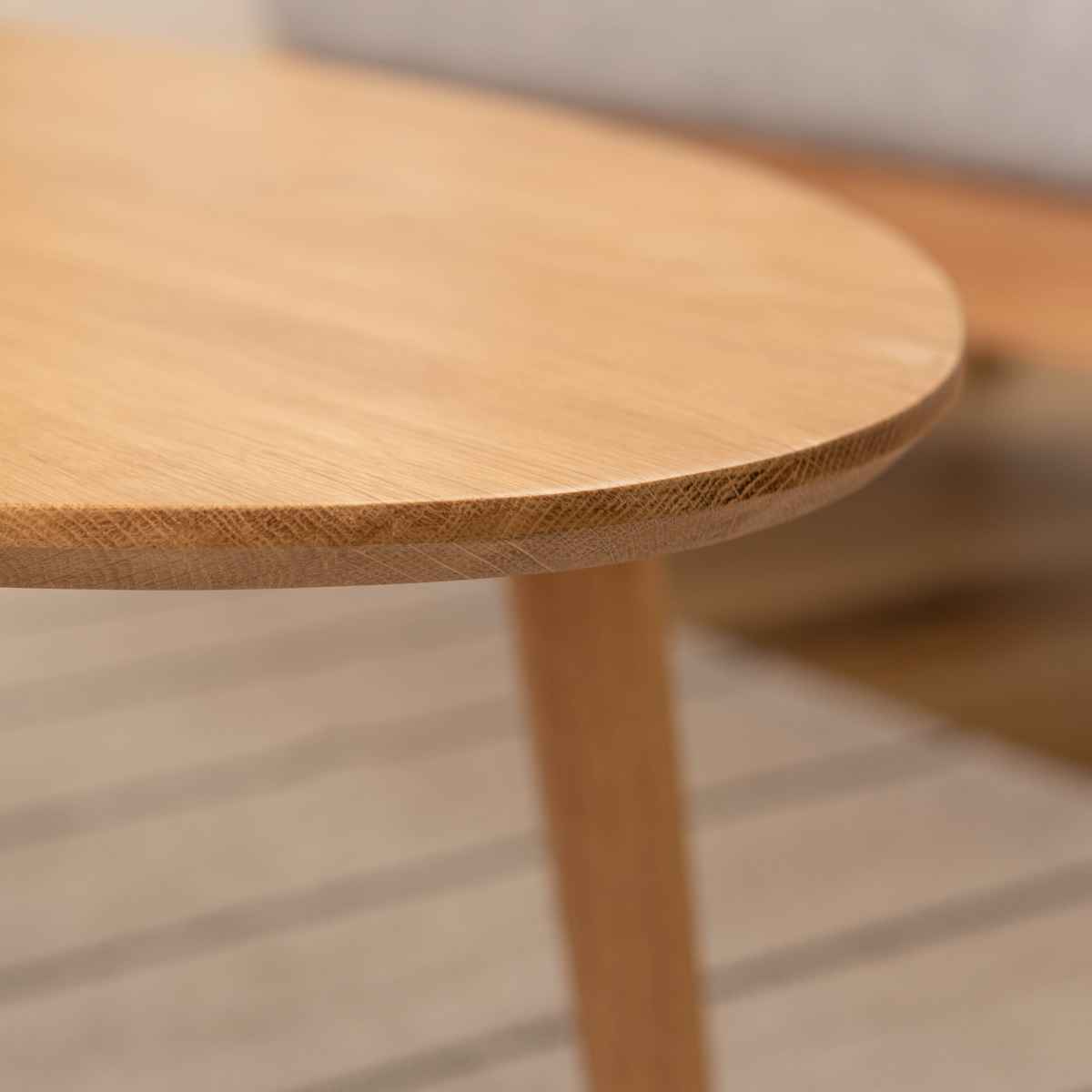 東谷 ローテーブル 高さ38cm 天然木 組立品 （ 座卓 大きめ 北欧