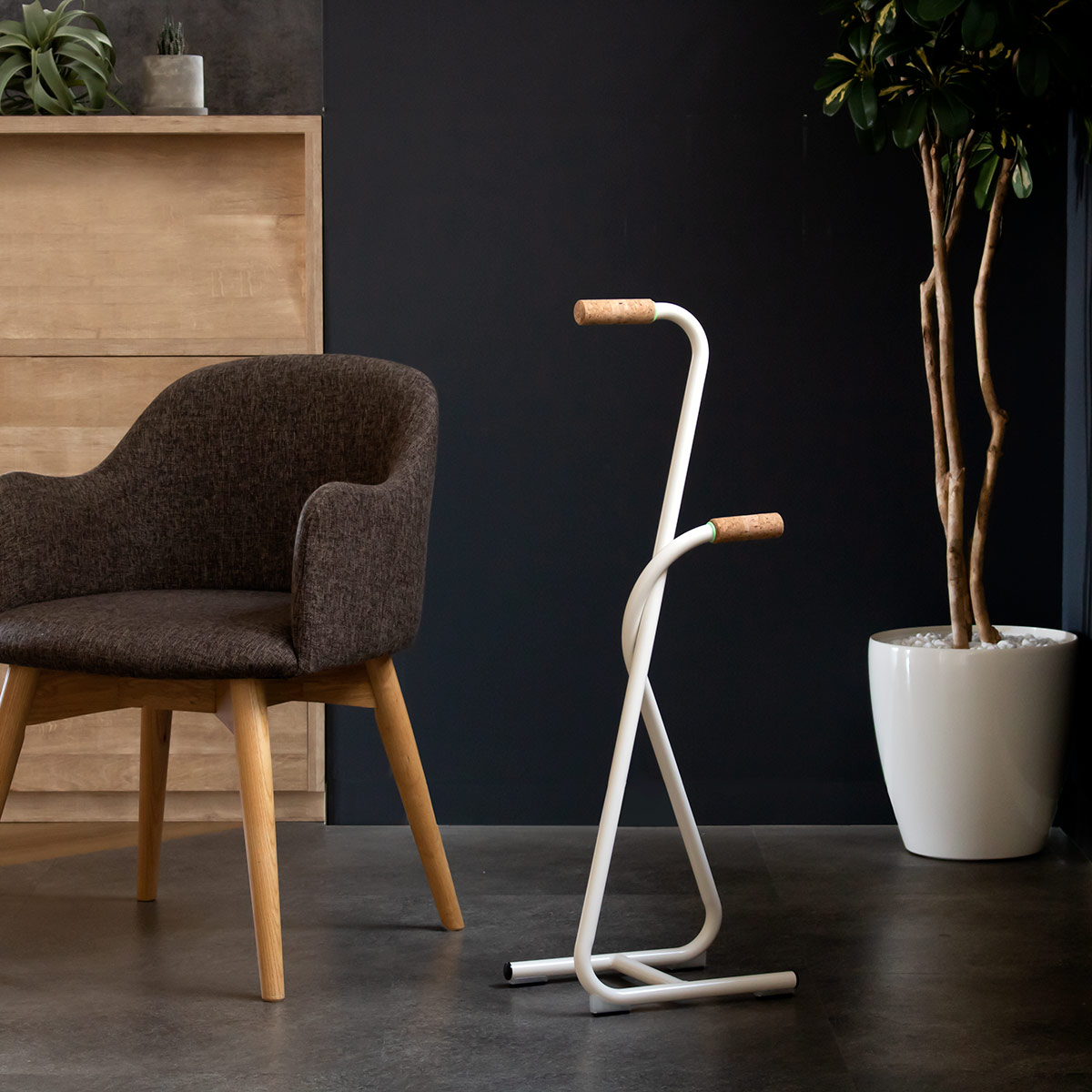 フジホーム 杖 ツインゼット2 軽量 おしゃれ 立ち上がり ステッキ 自立