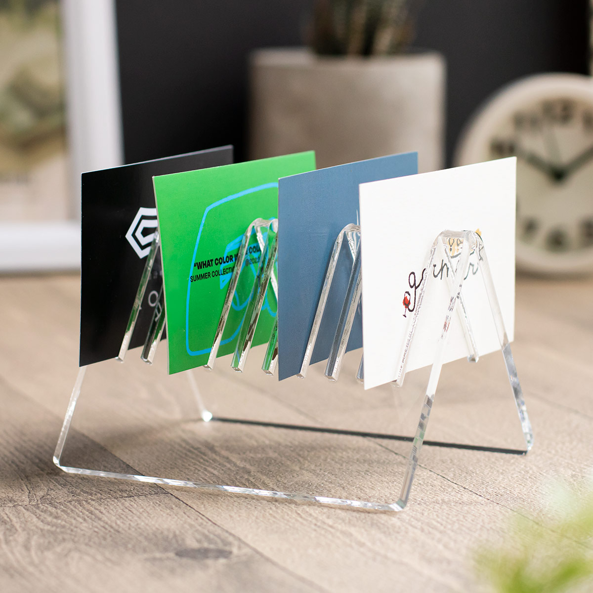 Trytec 特典付き カードスタンド amenist アクリル製 名刺 日本製