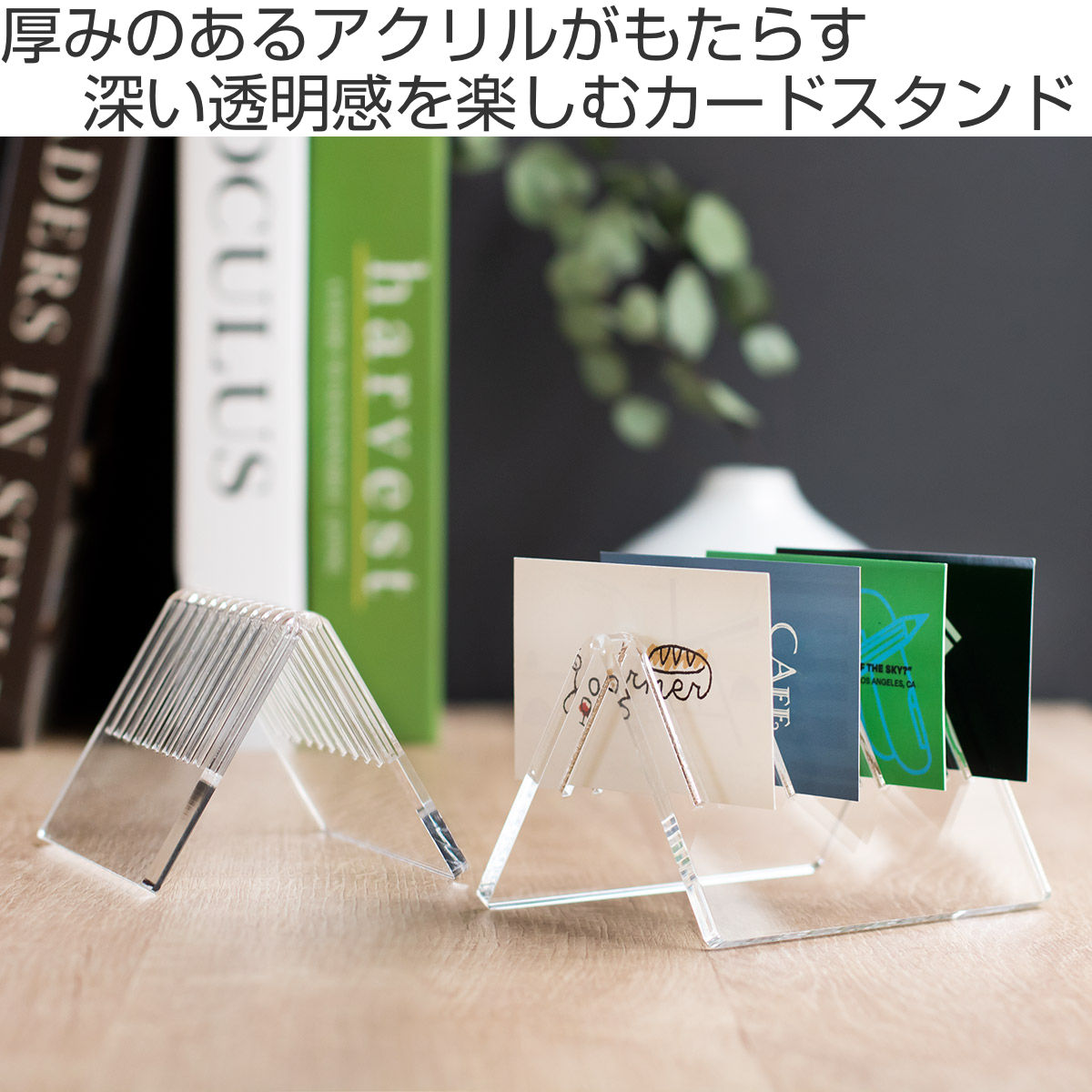 Trytec 特典付き カードスタンド amenist アクリル製 名刺 日本製