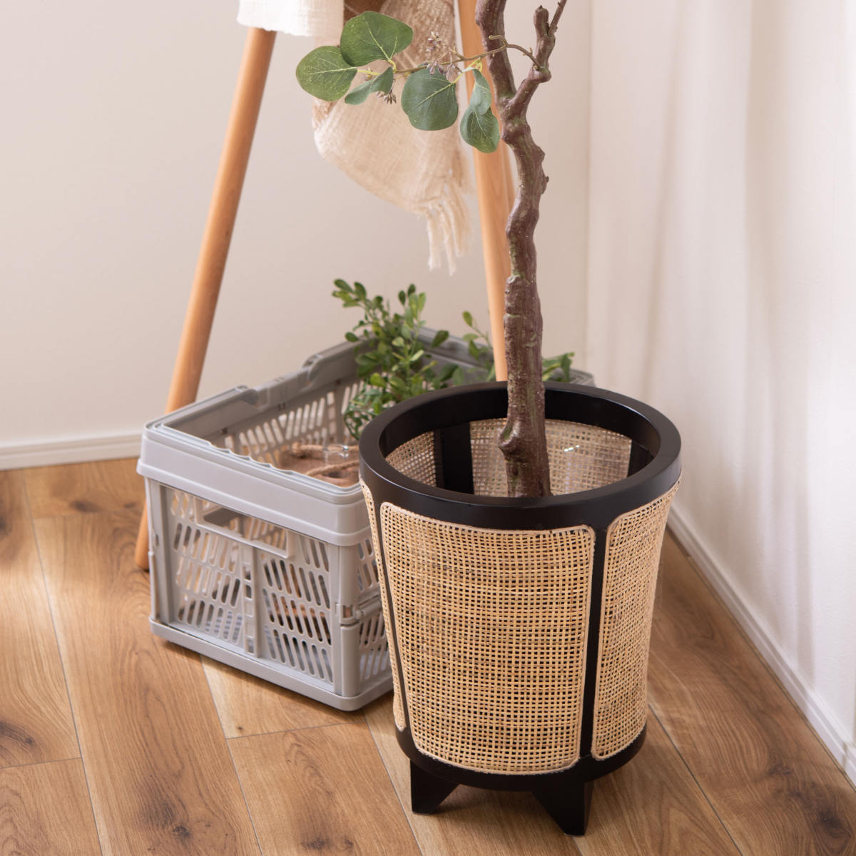 鉢カバー(直径32.3cm 高さ34㎝) 東谷 プランターカバー 直径32×高さ38cm 8号用 （ 植木鉢カバー ポット