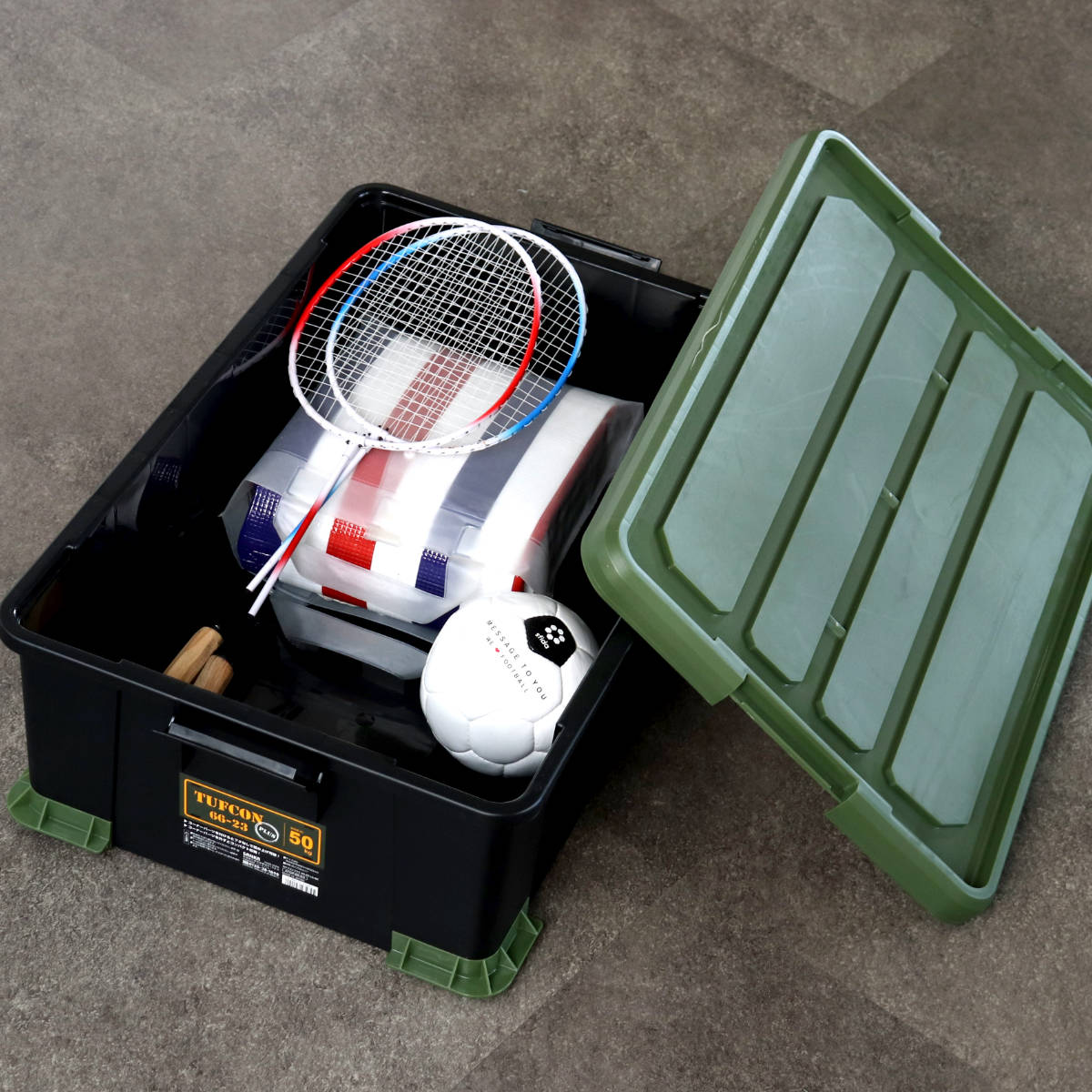 SANKA 収納ボックス 3個セット Nタフコンプラス ATCP-66-23 フタ付き