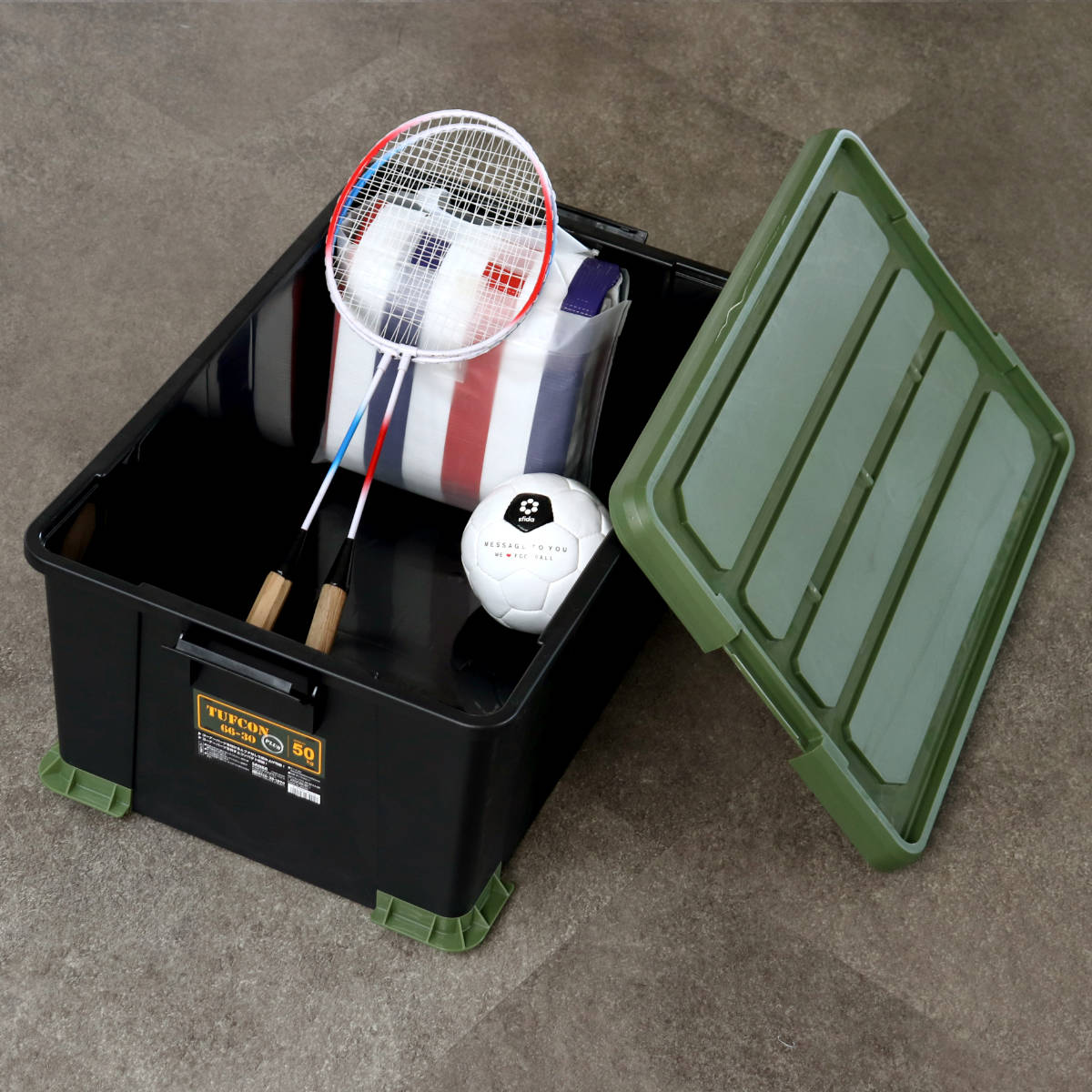 SANKA 収納ボックス 3個セット Nタフコンプラス ATCP-66-30 フタ付き