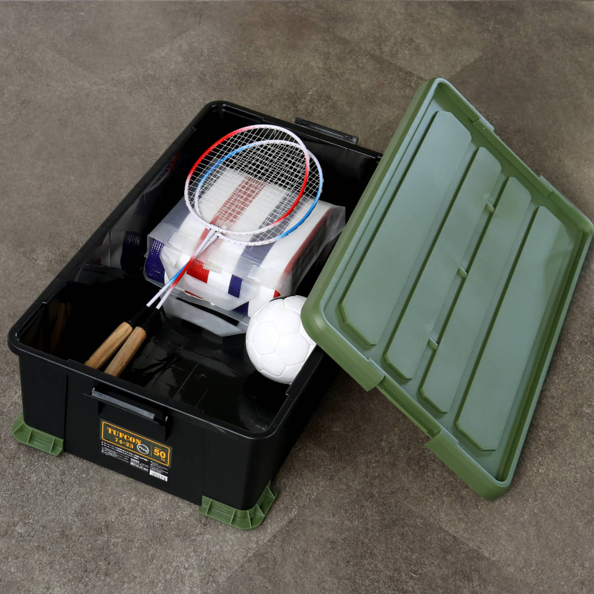 SANKA 収納ボックス 3個セット Nタフコンプラス ATCP-74-23 フタ付き