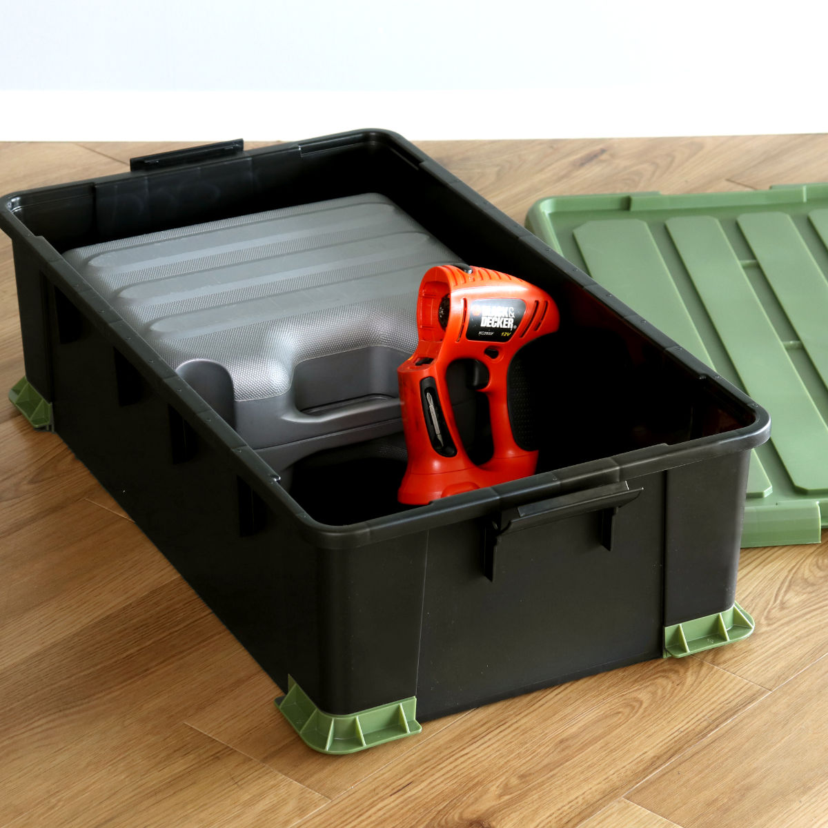 収納ボックス　タフコンプラス　TCPー74-30 耐荷重50kg 収納ボックス タフコンプラス TCPー74-30 幅44×奥行74×高さ30cm 収納