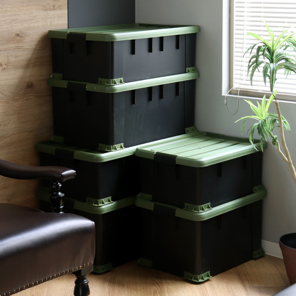 SANKA 収納ボックス 3個セット Nタフコンプラス ATCP-74-23 フタ付き