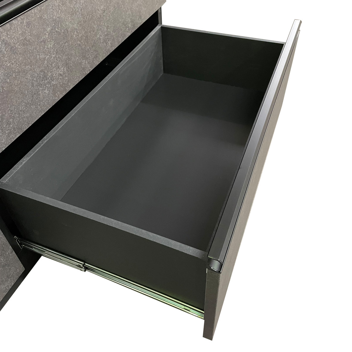 レンジボード ブラックガラス セラミック調 ハイグロスシート 約幅