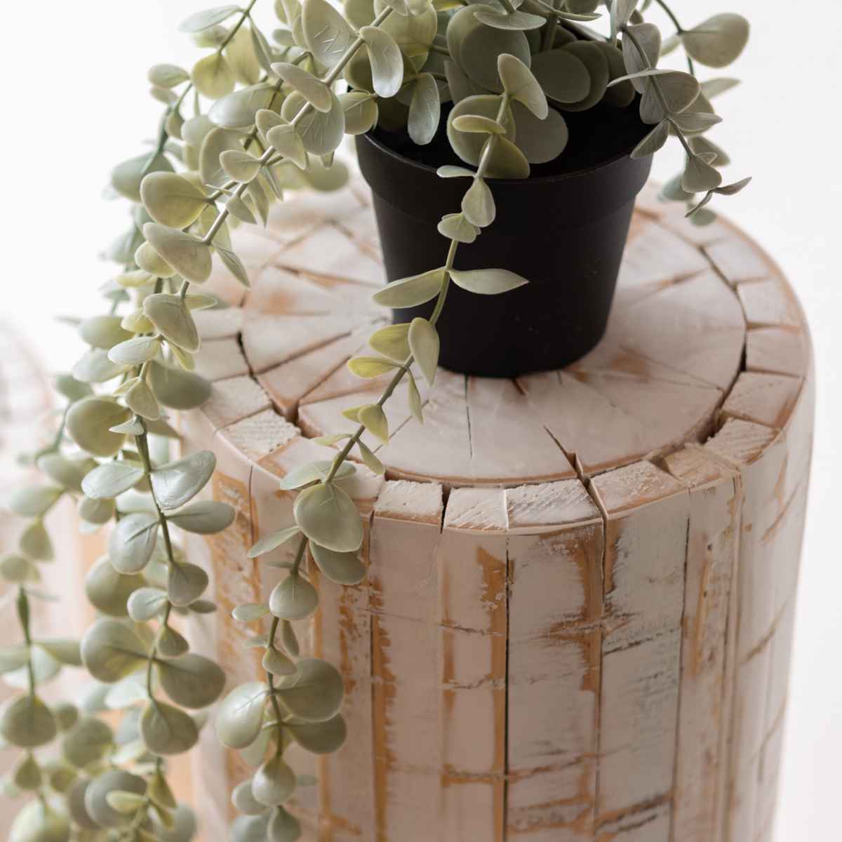 東谷 プランタースタンド グリーンベース 高さ68×直径20cm 木製