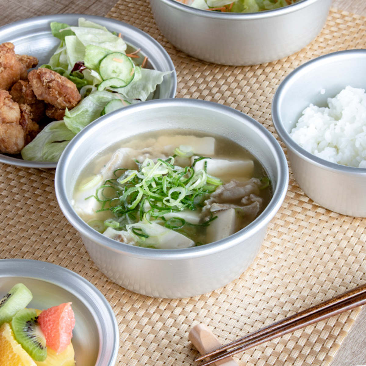 アウトドア ボウル 700ml Mサイズ アルミホシマルボウル （ アルミ 皿