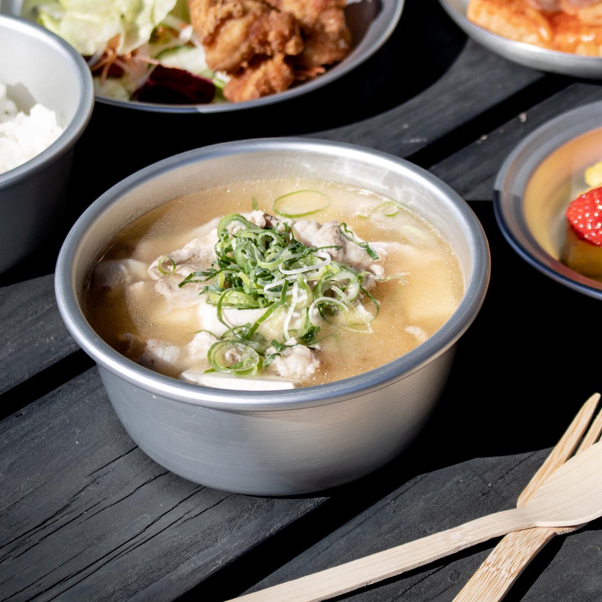 アウトドア ボウル 700ml Mサイズ アルミホシマルボウル （ アルミ 皿