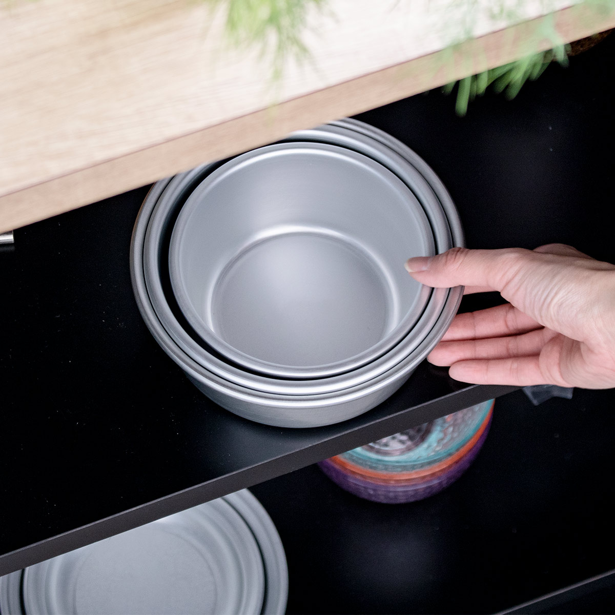 アウトドア ボウル 860ml Lサイズ アルミホシマルボウル （ アルミ 皿