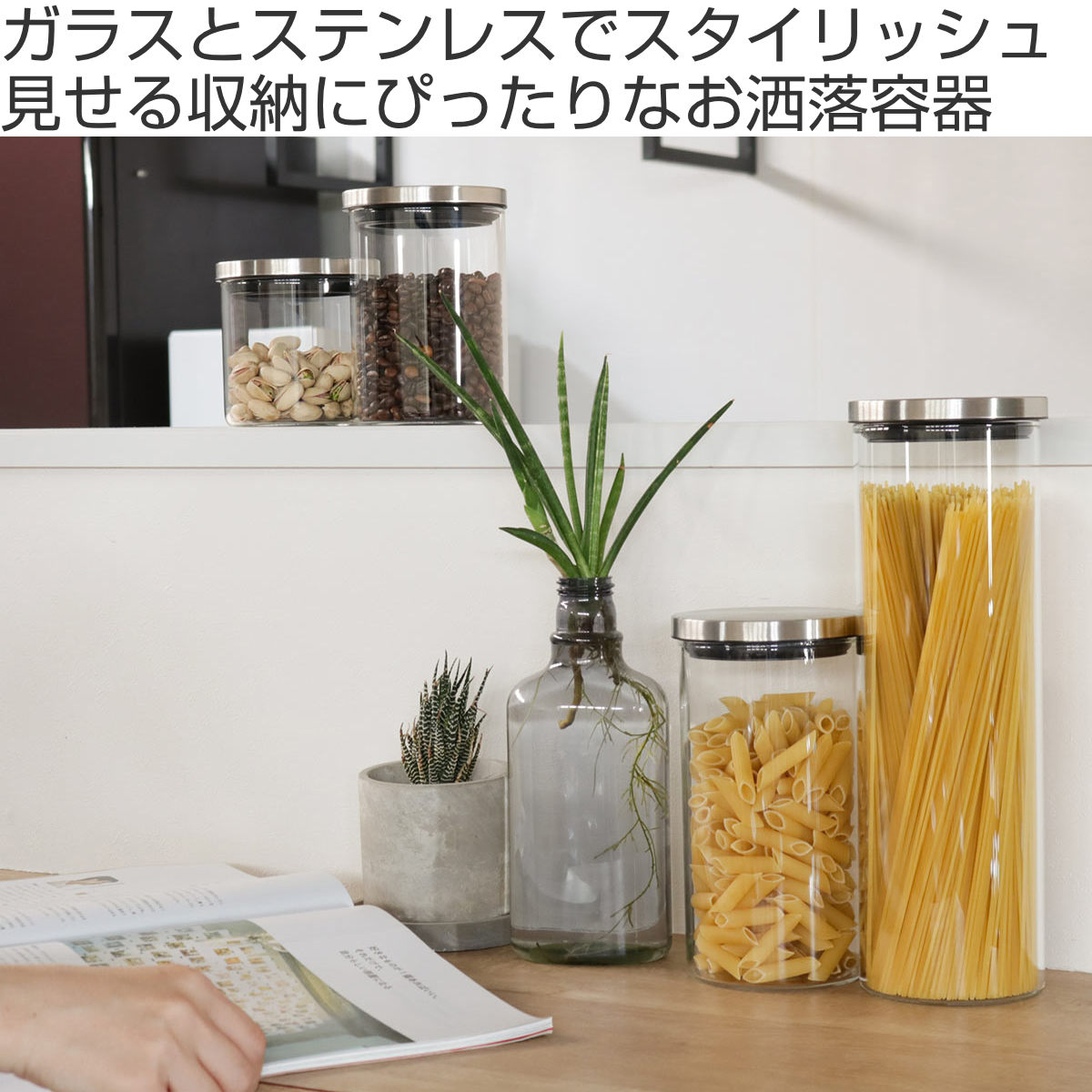SALUS 保存容器 スカンディック キャニスター パスタ （ セイラス 密閉