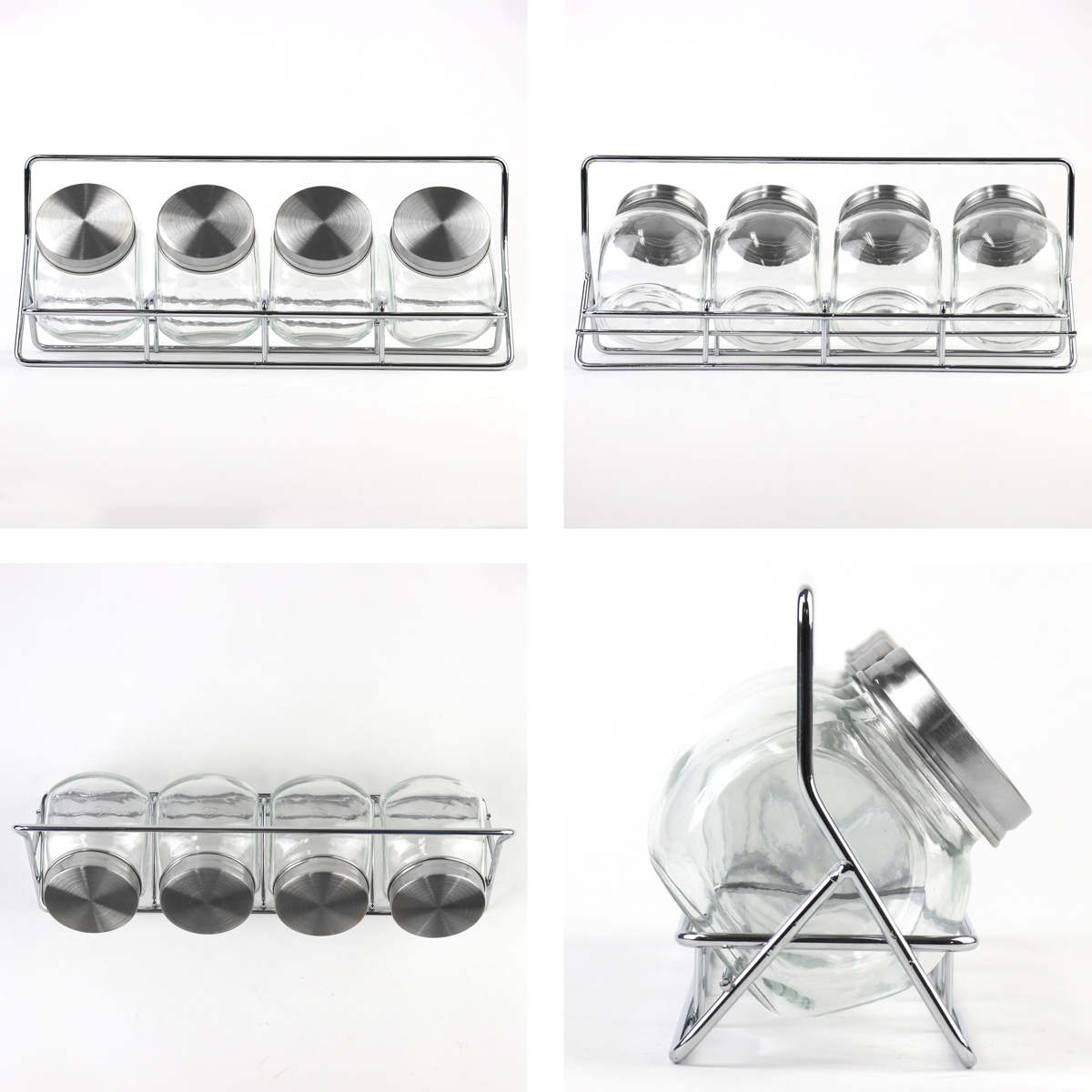 保存容器 パレルモ スパイスラック 4個入 SALUS （ セイラス 密閉