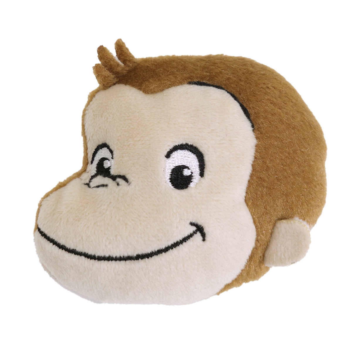 バッジ アニメ ジョージ フェイスバッジ 横顔 おさるのジョージ （ ぬいぐるみ キャラクター グッズ プレゼント ギフト かわいい 縫いぐるみ 安全ピン ）