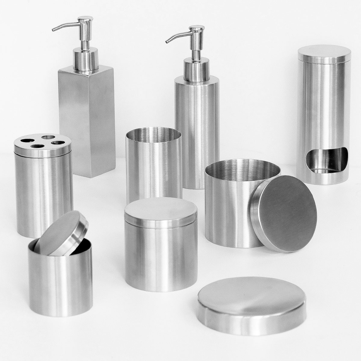 SALUS 小物入れ 洗面所 マトリス ラウンドボックス Sサイズ