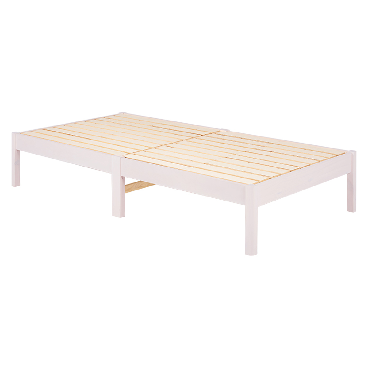 すのこベッド シングル 簡単組立 すのこ板 ベッド （ ベッドフレーム フレームのみ 頑丈 木製 天然木 ）｜livingut｜04
