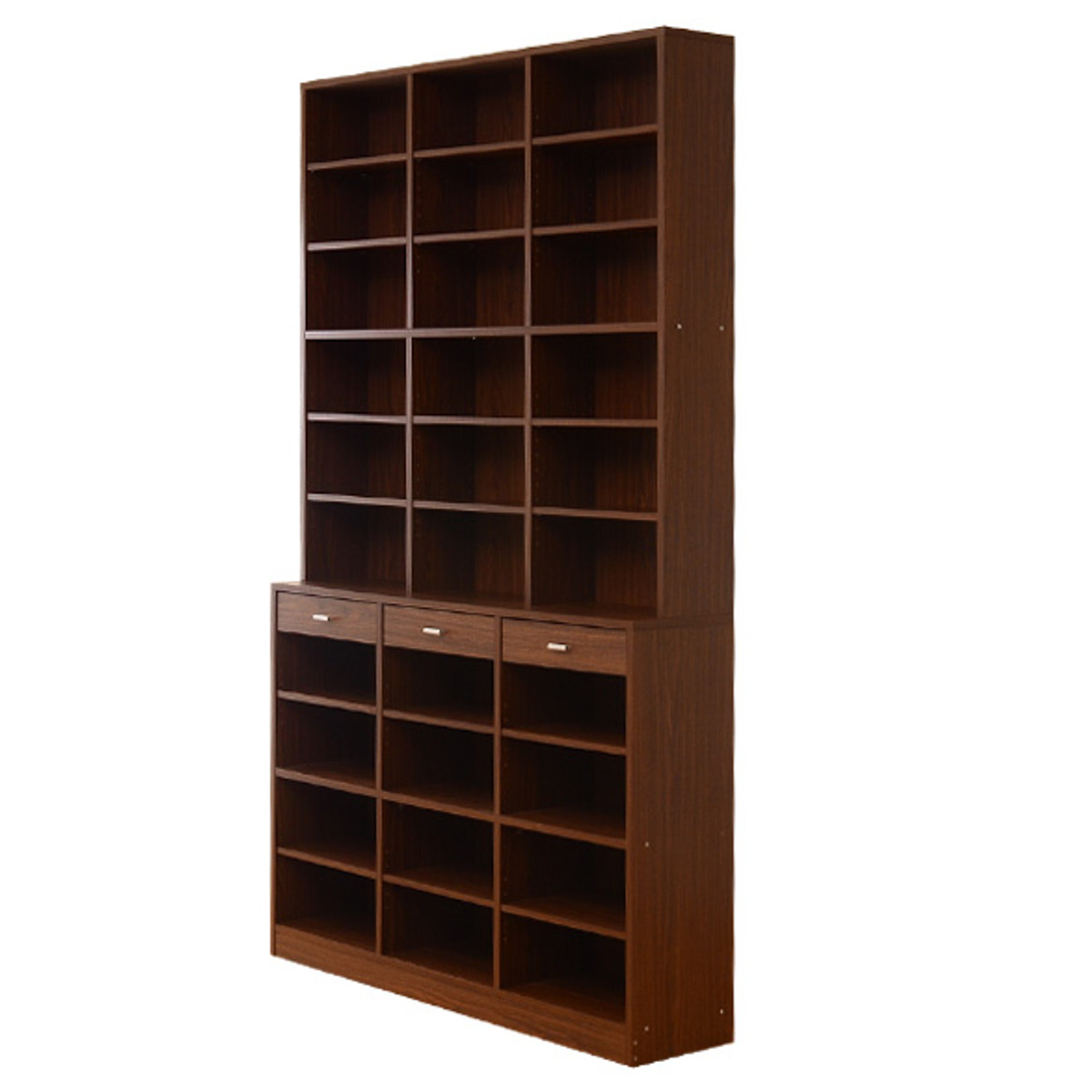 ホームテイスト（HOME taste） 本棚 幅117.8cm 引出し付 ブック