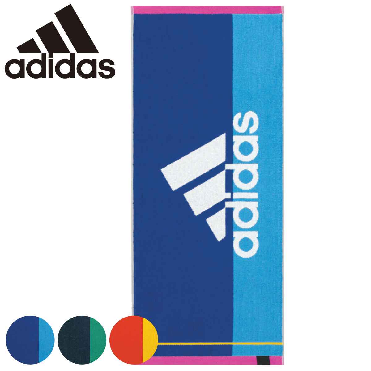 adidas スポーツタオル アディダス 34×110cm エース （ スポーツ